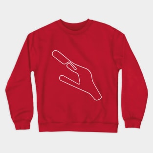 Autodromo Vallelunga Piero Taruffi [outline] Crewneck Sweatshirt